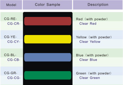 Neon Tube Color Chart